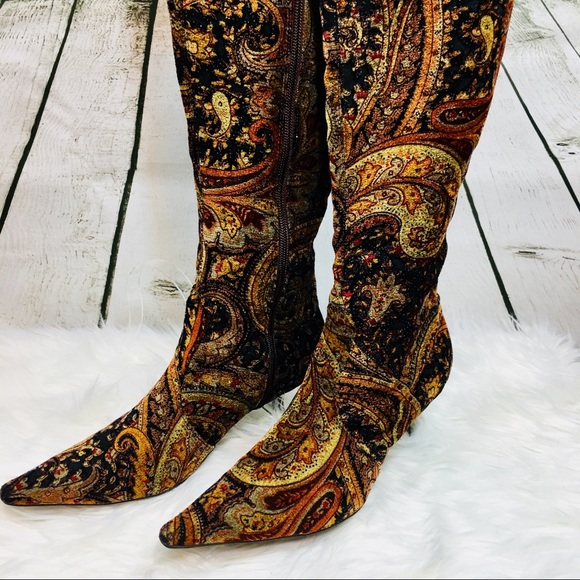 diba paisley boots